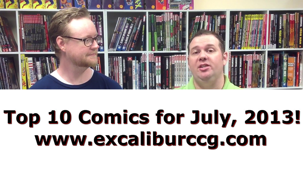 Top 10 Comics for July, 2013!
